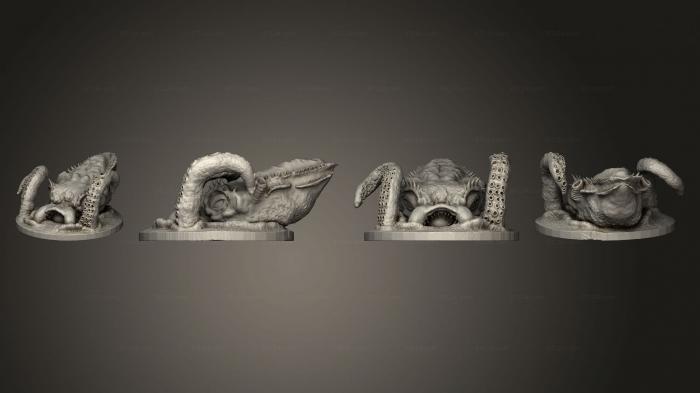 Figurines heroes, monsters and demons (Kraken Head 1 tactical 002, STKM_6367) 3D models for cnc