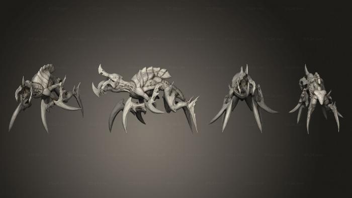 Figurines heroes, monsters and demons (Kruthig, STKM_6375) 3D models for cnc