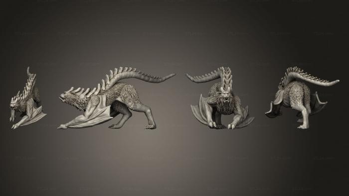 Figurines heroes, monsters and demons (Krux Chirodon Alien Pet, STKM_6376) 3D models for cnc