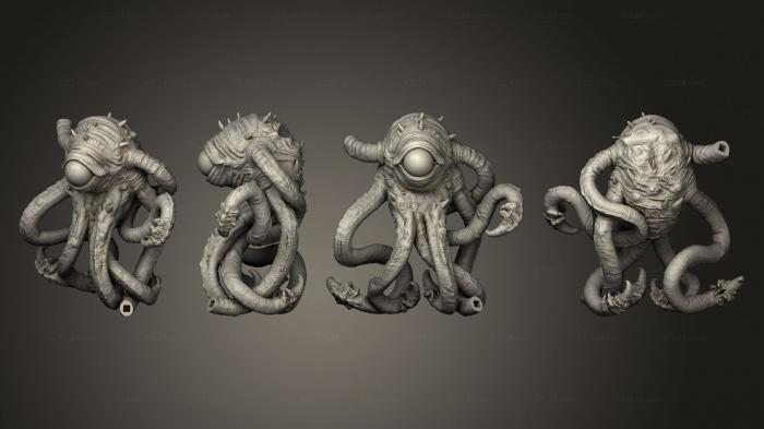 Figurines heroes, monsters and demons (Lamprey Watcher Body, STKM_6390) 3D models for cnc