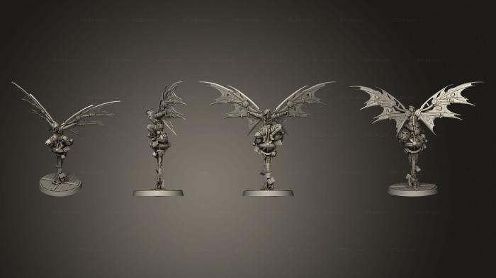 Статуэтки герои, монстры и демоны (Леонардо Ди Венти - Гениальный инженер, STKM_6415) 3D модель для ЧПУ станка
