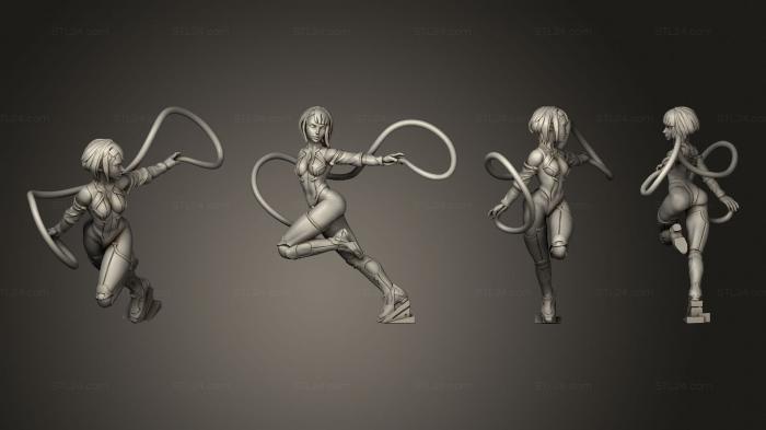 Figurines heroes, monsters and demons (LEZLY NETSTRANGLER, STKM_6421) 3D models for cnc