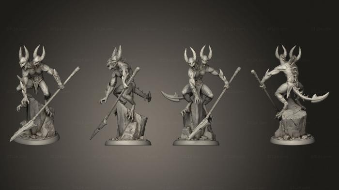 Figurines heroes, monsters and demons (lmp 3, STKM_6438) 3D models for cnc