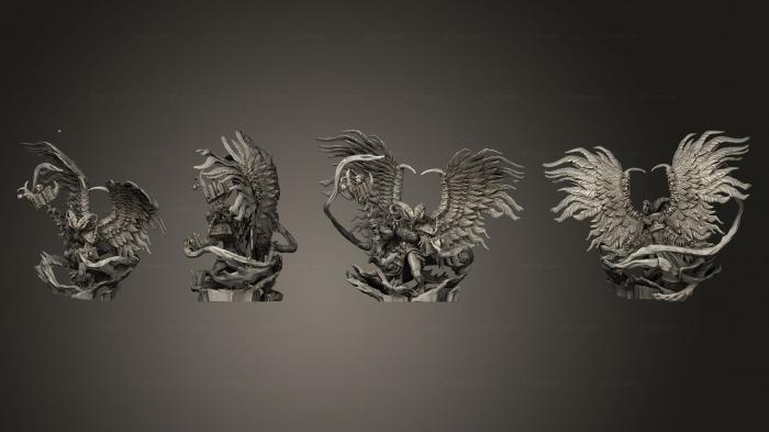 Статуэтки герои, монстры и демоны (Повелитель Меняющихся Судеб, STKM_6455) 3D модель для ЧПУ станка