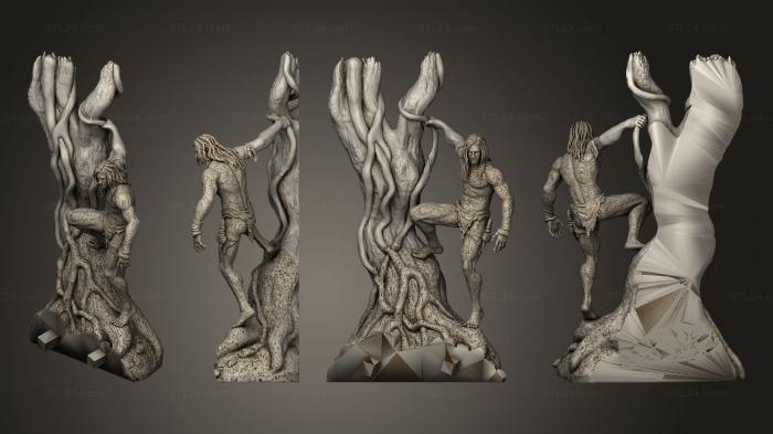 Figurines heroes, monsters and demons (Lord Splitted, STKM_6461) 3D models for cnc