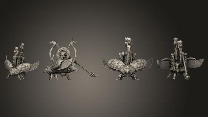 Figurines heroes, monsters and demons (Lost Κingdom Miniatures Catapult Scarab, STKM_6462) 3D models for cnc