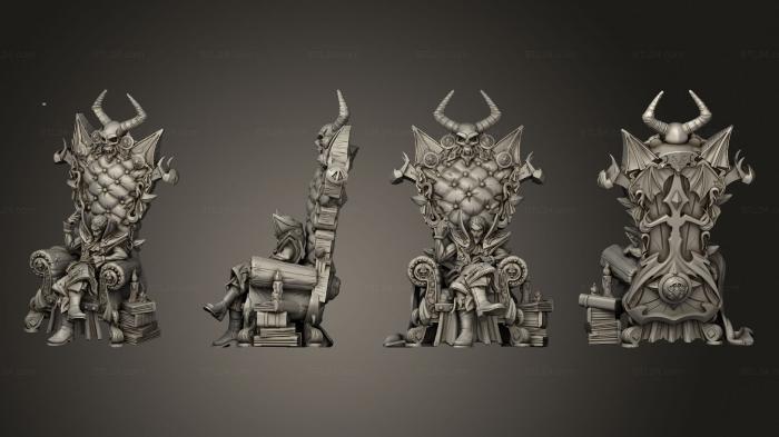 Figurines heroes, monsters and demons (Lucien, STKM_6468) 3D models for cnc