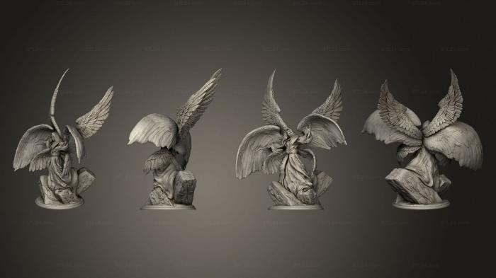 Figurines heroes, monsters and demons (Lucifer Huge 2, STKM_6469) 3D models for cnc