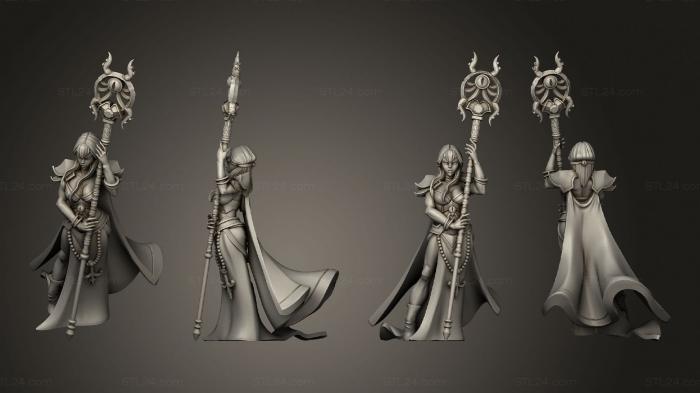 Figurines heroes, monsters and demons (Luna, STKM_6476) 3D models for cnc