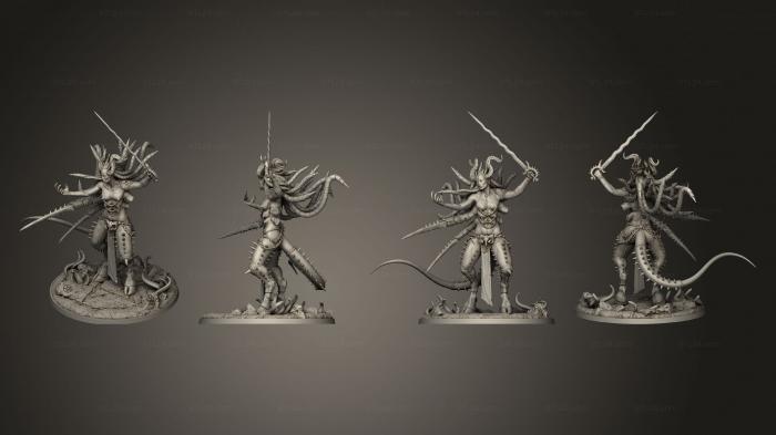 Figurines heroes, monsters and demons (Lust Queen, STKM_6478) 3D models for cnc