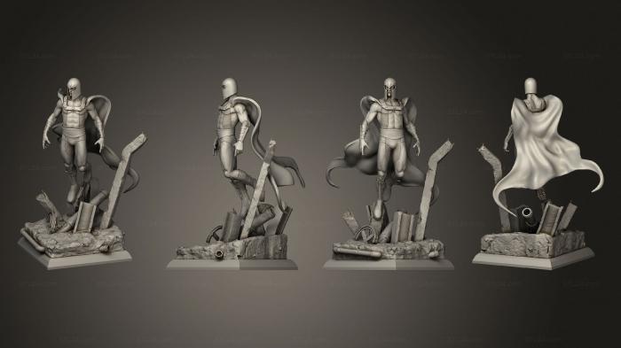 Figurines heroes, monsters and demons (Magneto 2, STKM_6495) 3D models for cnc