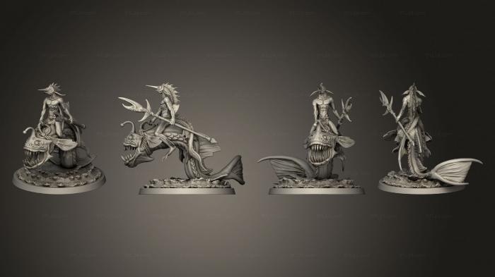Figurines heroes, monsters and demons (Maori Mythos Adaro Rider 02, STKM_6536) 3D models for cnc
