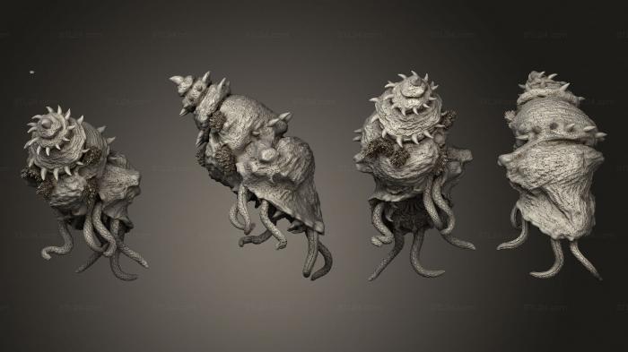 Figurines heroes, monsters and demons (Maori Mythos Tipua Shell, STKM_6549) 3D models for cnc