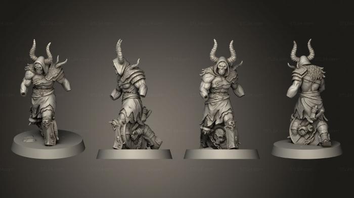 Figurines heroes, monsters and demons (MARAUDER D, STKM_6550) 3D models for cnc