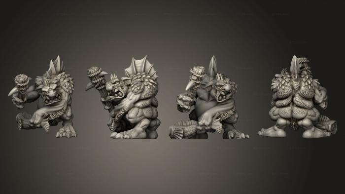 Figurines heroes, monsters and demons (Marsh Trolls Duncan Shadow Pose 1, STKM_6562) 3D models for cnc