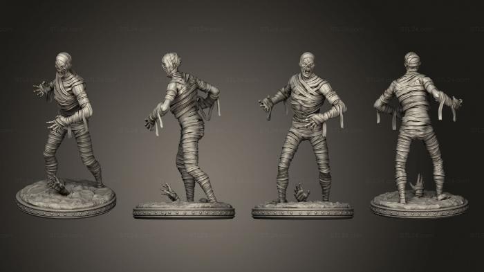 Figurines heroes, monsters and demons (Masters Of Dungeons Quest Mummy, STKM_6571) 3D models for cnc