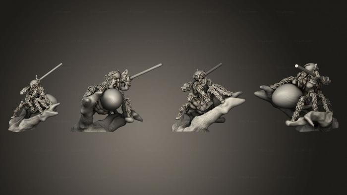 Figurines heroes, monsters and demons (matoutou 2, STKM_6574) 3D models for cnc