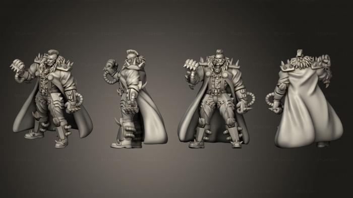 Figurines heroes, monsters and demons (Mavros Gang Kingpin Smaller Option, STKM_6578) 3D models for cnc