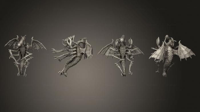 Статуэтки герои, монстры и демоны (Ми го 2, STKM_6613) 3D модель для ЧПУ станка