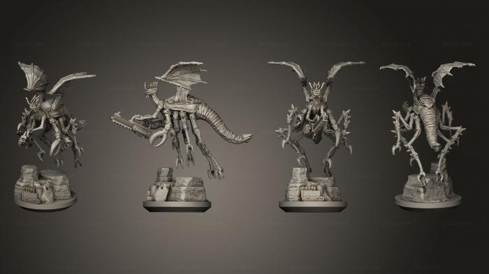 Figurines heroes, monsters and demons (Mi go 3 02, STKM_6615) 3D models for cnc