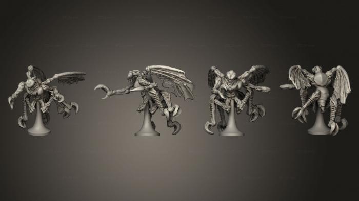 Статуэтки герои, монстры и демоны (Сумка Migo 2 с возможностью фиксации, STKM_6623) 3D модель для ЧПУ станка