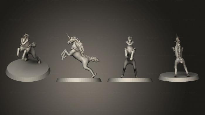 Статуэтки герои, монстры и демоны (Мир Охотников на Монстров кирин, STKM_6665) 3D модель для ЧПУ станка