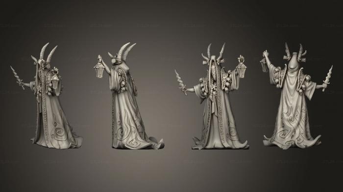 Figurines heroes, monsters and demons (Morag the Head of Coven, STKM_6692) 3D models for cnc