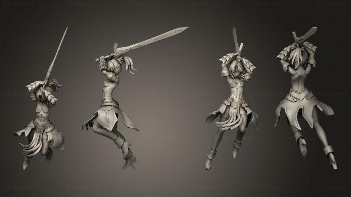 Figurines heroes, monsters and demons (Mordred 02, STKM_6696) 3D models for cnc