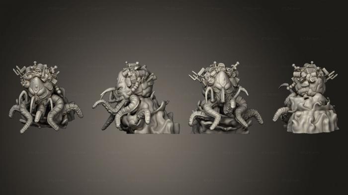 Статуэтки герои, монстры и демоны (Моркот Становится Большим, STKM_6700) 3D модель для ЧПУ станка