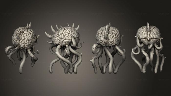 Figurines heroes, monsters and demons (Mother Brain, STKM_6714) 3D models for cnc