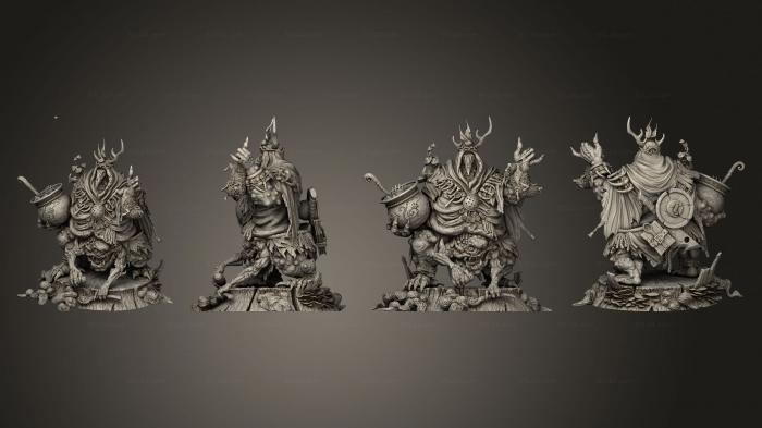 Figurines heroes, monsters and demons (Mother Glutkin, STKM_6715) 3D models for cnc