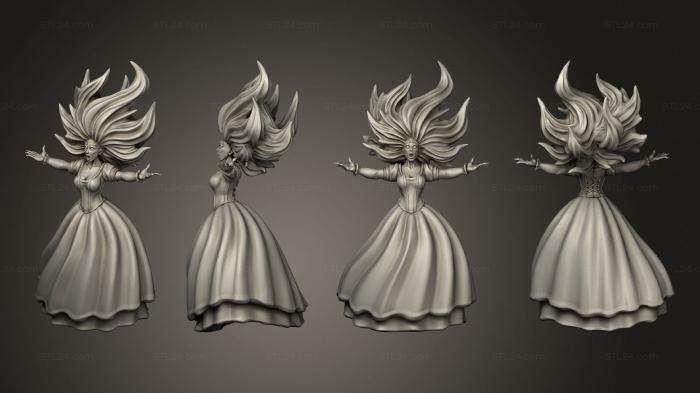 Figurines heroes, monsters and demons (Mouncry Banshee, STKM_6723) 3D models for cnc