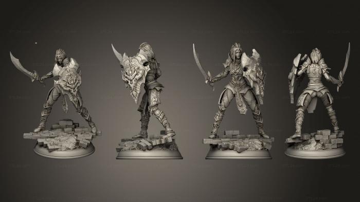 Figurines heroes, monsters and demons (Mrina, STKM_6737) 3D models for cnc