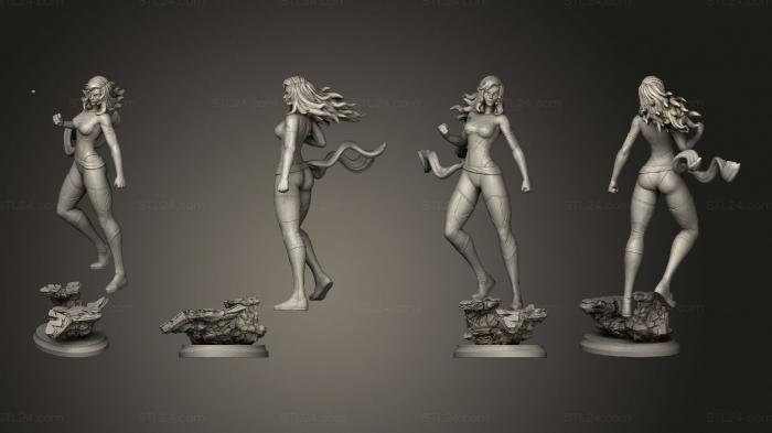 Figurines heroes, monsters and demons (Ms Marvel 04, STKM_6743) 3D models for cnc