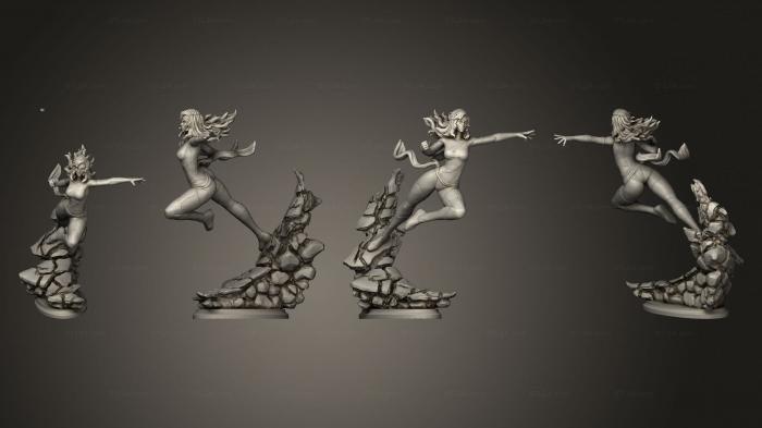 Figurines heroes, monsters and demons (Ms Marvel 06, STKM_6745) 3D models for cnc