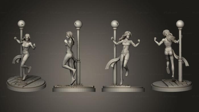Figurines heroes, monsters and demons (Ms Wonder Miss Marvel Classic, STKM_6747) 3D models for cnc
