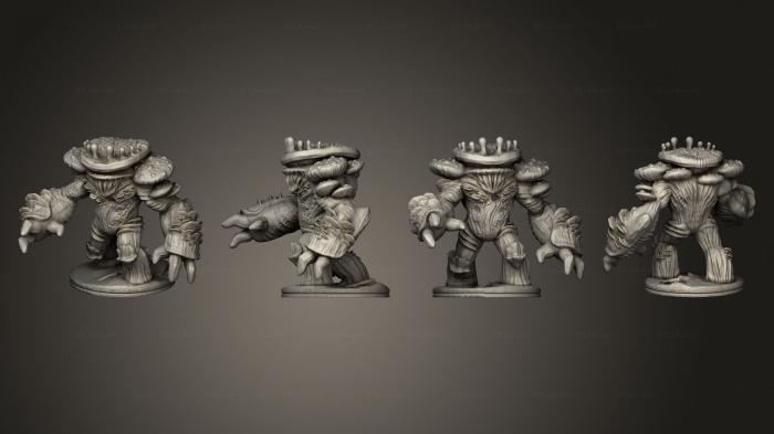 Figurines heroes, monsters and demons (MYCONID BEHEMOTH 02, STKM_6764) 3D models for cnc