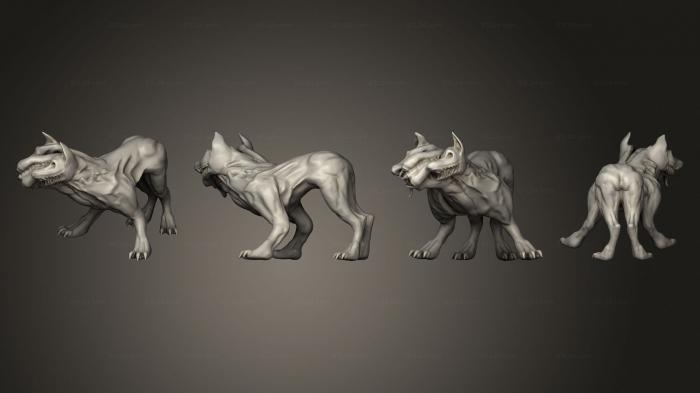 Figurines heroes, monsters and demons (Mythos Monsters Hound of Tindalos, STKM_6770) 3D models for cnc
