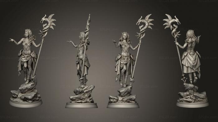 Figurines heroes, monsters and demons (Nala 75 base freescale, STKM_6779) 3D models for cnc