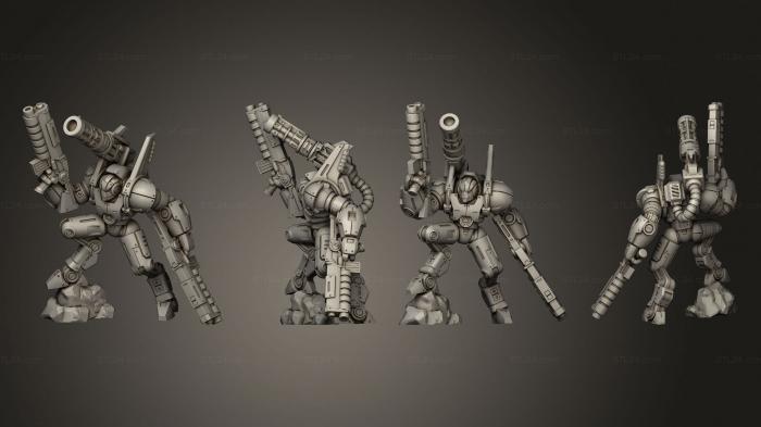 Figurines heroes, monsters and demons (Nebula Prime Mech Alpha, STKM_6795) 3D models for cnc