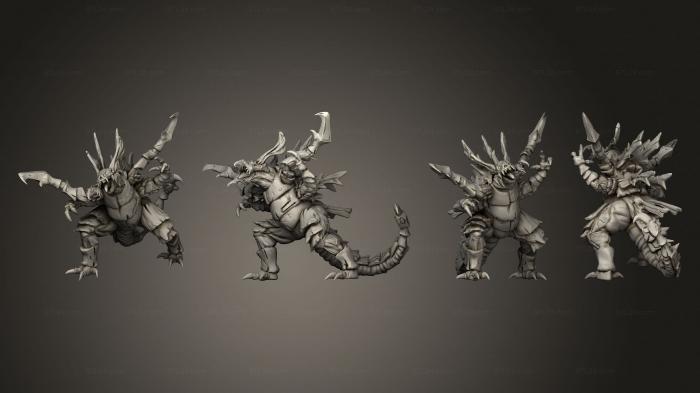 Figurines heroes, monsters and demons (Nebula Resai Commander A, STKM_6800) 3D models for cnc