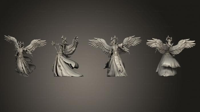 Figurines heroes, monsters and demons (Necromancer caster V 1, STKM_6810) 3D models for cnc