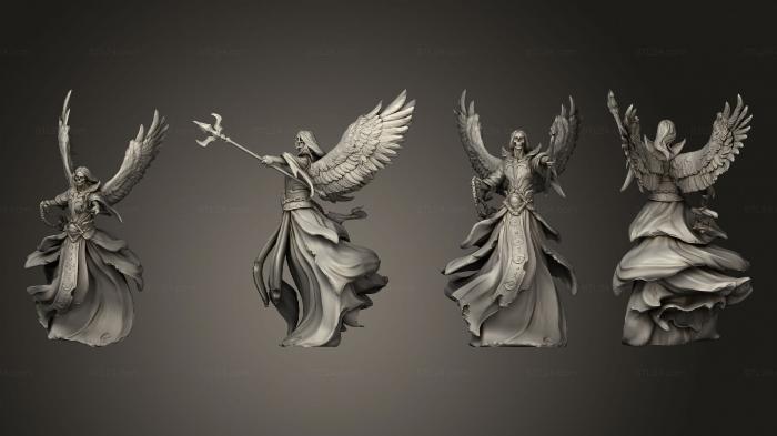 Figurines heroes, monsters and demons (Necromancer caster V 5, STKM_6814) 3D models for cnc