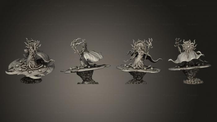 Figurines heroes, monsters and demons (Necromancer v 2, STKM_6817) 3D models for cnc