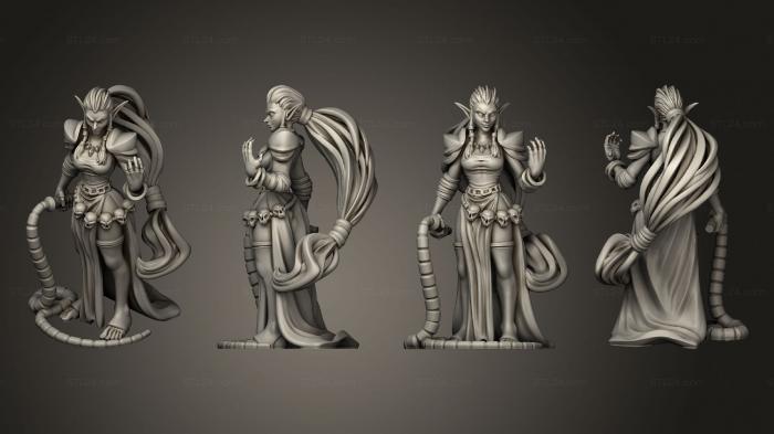 Figurines heroes, monsters and demons (Necromancer, STKM_6819) 3D models for cnc