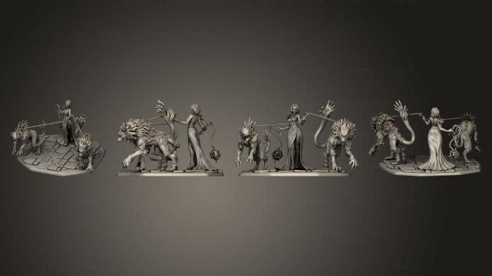Статуэтки герои, монстры и демоны (Неня Торжествует, STKM_6838) 3D модель для ЧПУ станка