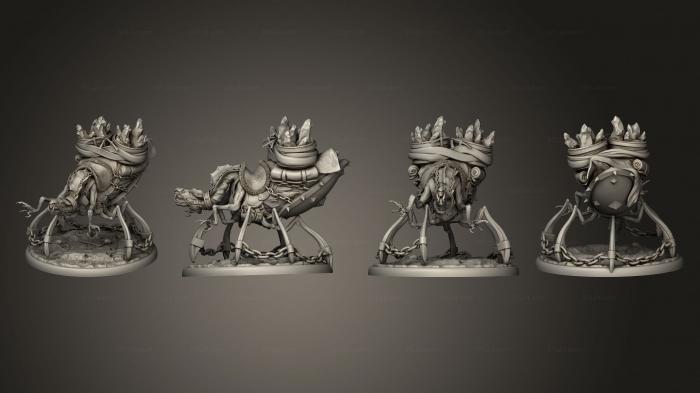 Figurines heroes, monsters and demons (Neogi Enslaved Large, STKM_6839) 3D models for cnc