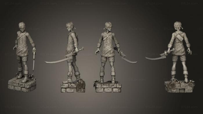 Figurines heroes, monsters and demons (Nier Diorama 9 S, STKM_6847) 3D models for cnc