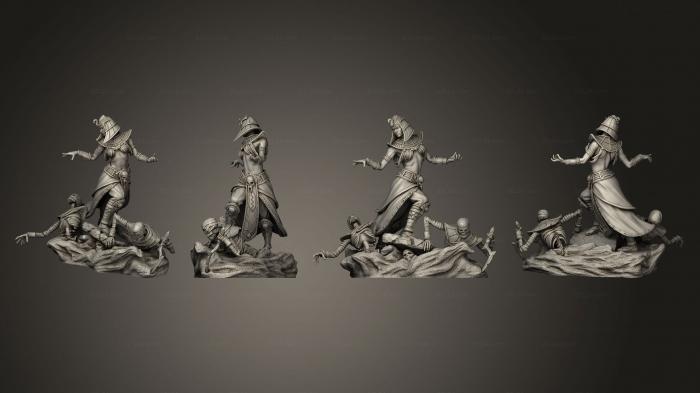 Figurines heroes, monsters and demons (Nira Kanitoth The Usurper 2, STKM_6863) 3D models for cnc