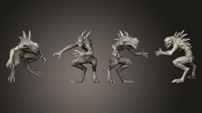 Figurines heroes, monsters and demons (Nothic Claw Attack, STKM_6894) 3D models for cnc